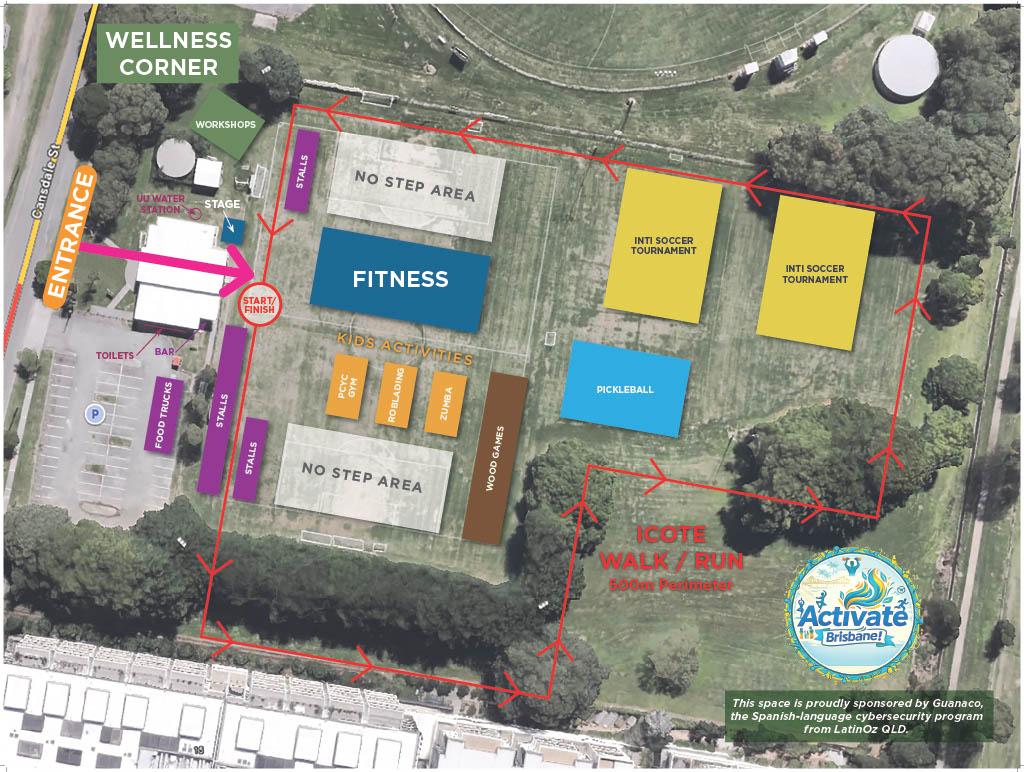 Actívate Brisbane Event Map